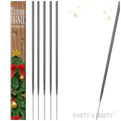 zimne ognie classic choinka triplex 70 cm 6 szt