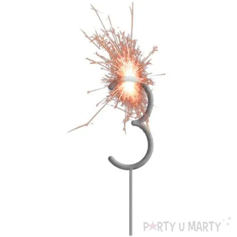 zimne ognie cyfra 3 folat 16 cm