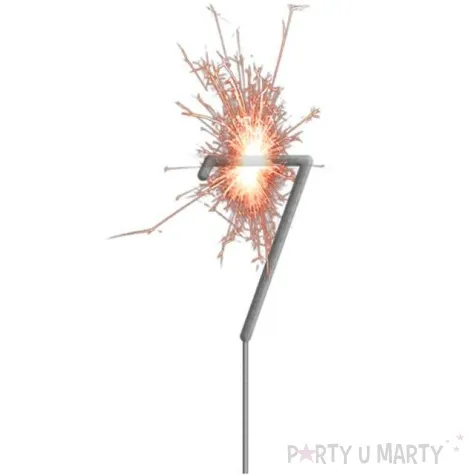 zimne ognie cyfra 7 folat 16 cm