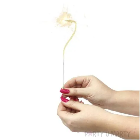 zimne ognie cyfra 7 zlota wondercandle 18 cm