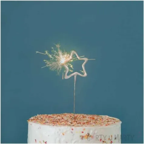 zimne ognie gwiazda zlota partypal 16 cm