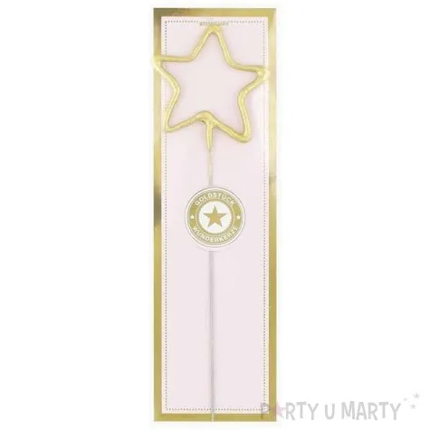 zimne ognie gwiazda zlota wondercandle 18 cm