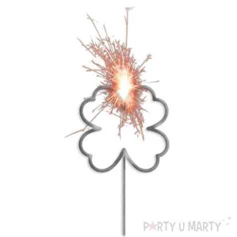 zimne ognie koniczynka srebrny folat 16 cm