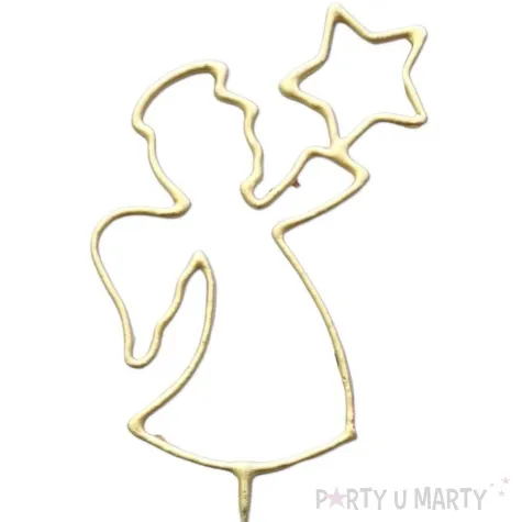 zimny ogien aniolek z gwiazdka triplex 33 cm