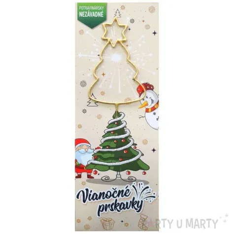 zimny ogien choinka z gwiazdka triplex 33 cm