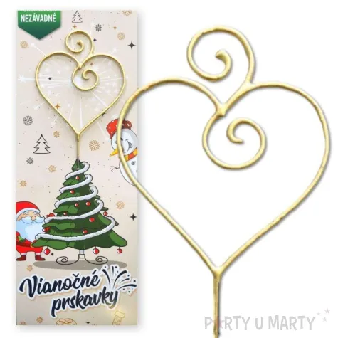 zimny ogien serce swiateczne triplex 33 cm