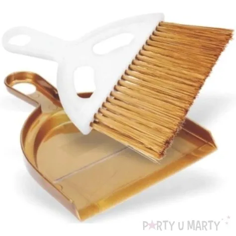 zmiotka z szufelka mini zgrany duet zloty ravi 1 komplet