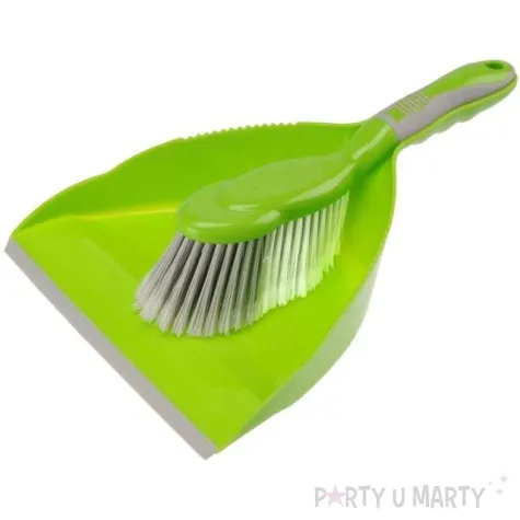 zmiotka z szufelka platinum zielona ravi 1 komplet