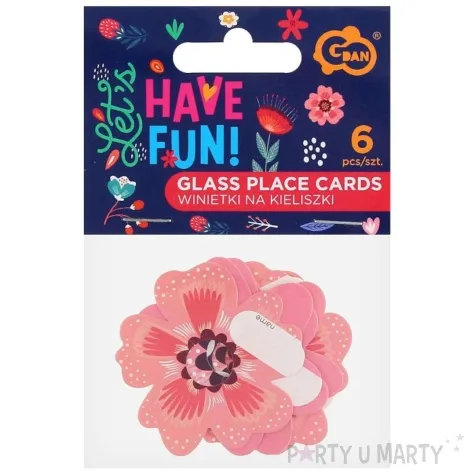 znaczniki na kieliszki summer have fun godan 6 szt