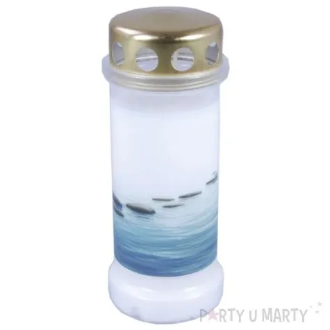 znicz kamienie na wodzie bolsius 6 5x17 cm