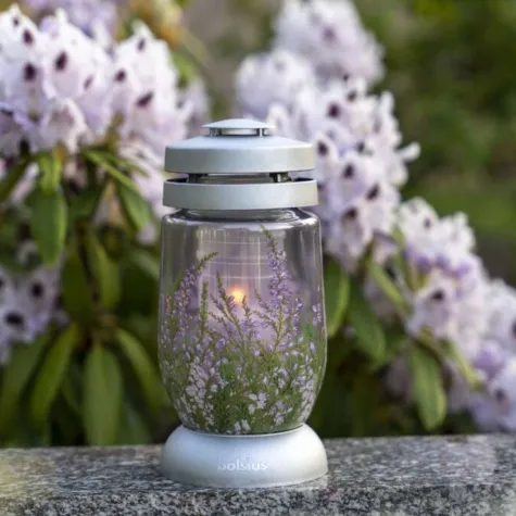 znicz lampion gozdzik heide bolsius 11x23cm