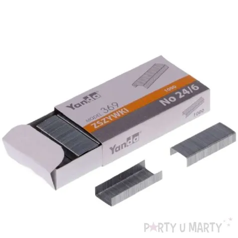 zszywki biurowe classic 24 6 stalowe yanda 1000 szt