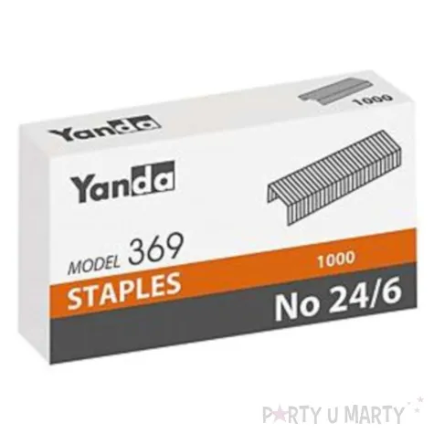 zszywki biurowe classic 24 6 stalowe yanda 1000 szt