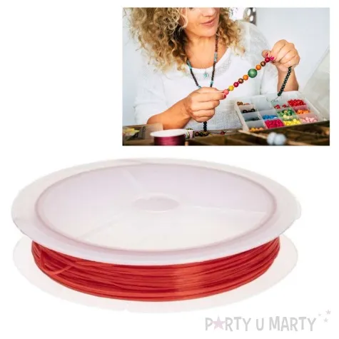 zylka elastyczna czerwony brewis 0 4 mm 6 m