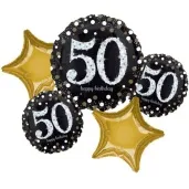 balon foliowy 50 urodziny sparkling celebration amscan zestaw