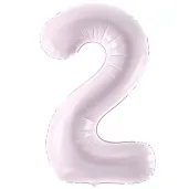 balon foliowy cyfra 2 fioletowy partydeco 34 dgt