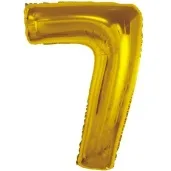 balon foliowy cyfra 7 zloty godan 36 dgt