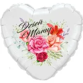 balon foliowy dzien matki dzien mamy bialy 18 hrt