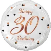 balon foliowy happy birthday 30 b c rozowe zloto godan 18 rnd
