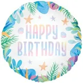 balon foliowy happy birthday ocean partypal 18 rnd