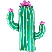 balon foliowy kaktus zielony partydeco 32 shp