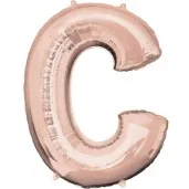 balon foliowy litera c szampanski amscan 32 ltr