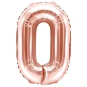 balon foliowy litera o rozowe zloto partydeco 14 ltr