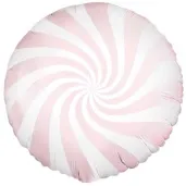 balon foliowy lizak rozowy jasny partydeco 18 rnd