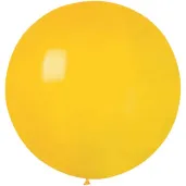 balon g220 pastel olbrzym 80 cm zolty gemar 31