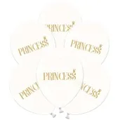 balony 12 princess zloty strong crystal clear 6 szt