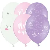 balony jednorozec pastel mix 12 strong 6 szt