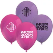 balony k pop demon hunters rozowy fioletowy procos 11 8 szt