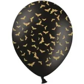 balony nietoperze pastel czarne strong 12 6 szt