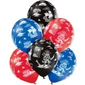balony pirat pastel mix belbal 12 6 szt