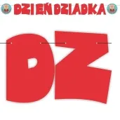 baner dzien dziadka czerwony 2 2 m