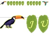 baner dzungla bungla jungle party zielony 2 2 m