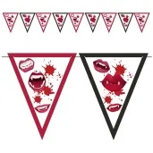 baner flagi halloween i krwawe usta 3 6 m