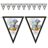 baner flagi halloween i mroczne tajemnice 3 6 m