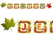 baner jesien i jesienne listki mix kolor 2 2 m