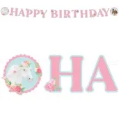 baner konie happy birthday pd horses pd party 250 cm