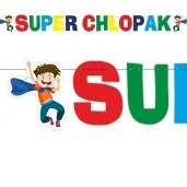 baner super chlopak w pelerynie mix kolor 2 5 m
