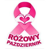 dekoracja do powieszenia plakat rozowy pazdziernik wstazka do biura na drzwi konferencje