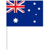 dekoracja kartonowa flaga na patyczku australia 40 cm