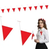dekoracja na 11 listopada baner flagi panstwa swiata polska diy 3 6 m