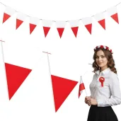 dekoracja na 11 listopada swieto konstytucji 3 maja baner flagi panstwa swiata polska 3 6 m
