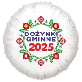 dekoracja na dozynki gminne 2025 balon foliowy kwiaty ludowe ozdoba do girlandy 18 rnd