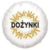 dekoracja na dozynki gminne balon foliowy klosy zboz ozdoba do girlandy 18 rnd