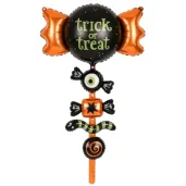 dekoracja na halloween balon foliowy xl cukierek albo psikus trick or treat 63 4 shp