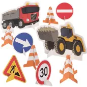 dekoracja na stol construction budowa amscan 10 szt