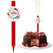 dekoracja na tort dzien ojca moj tata to debesciak 18 cm